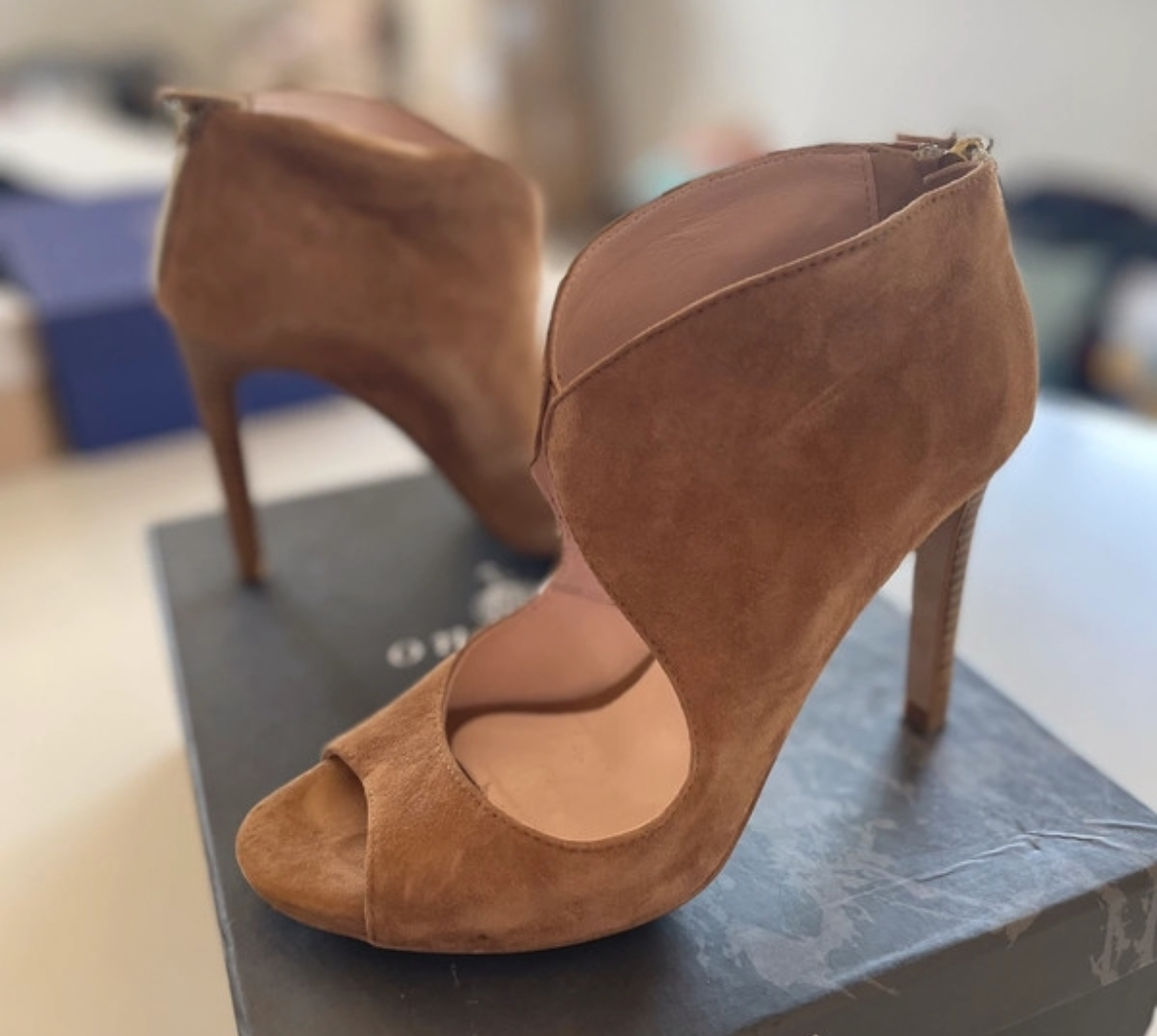 Chaussures en daim beige, La Scarpa, 37