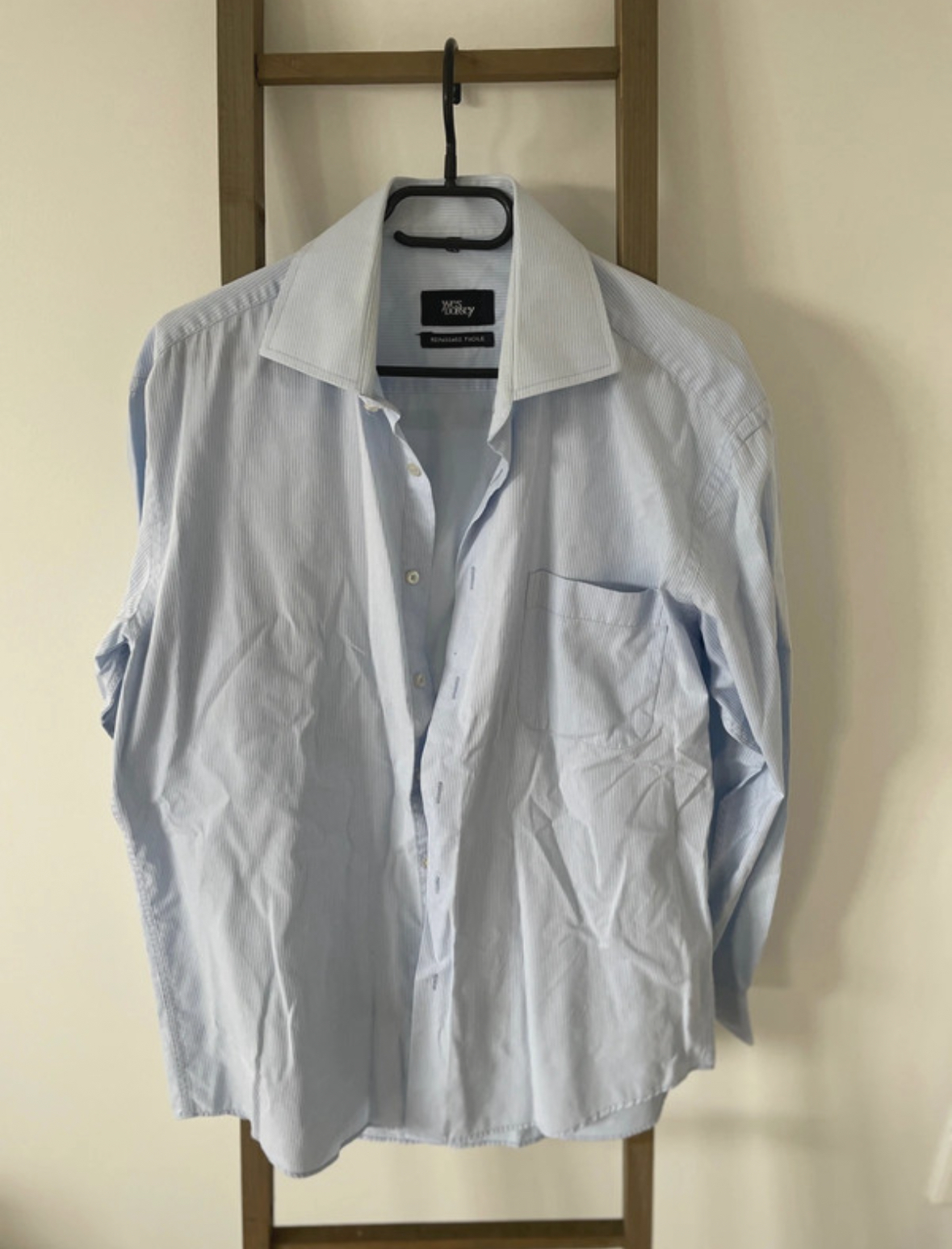 Chemise bleu ciel, Yves Dorsey, L