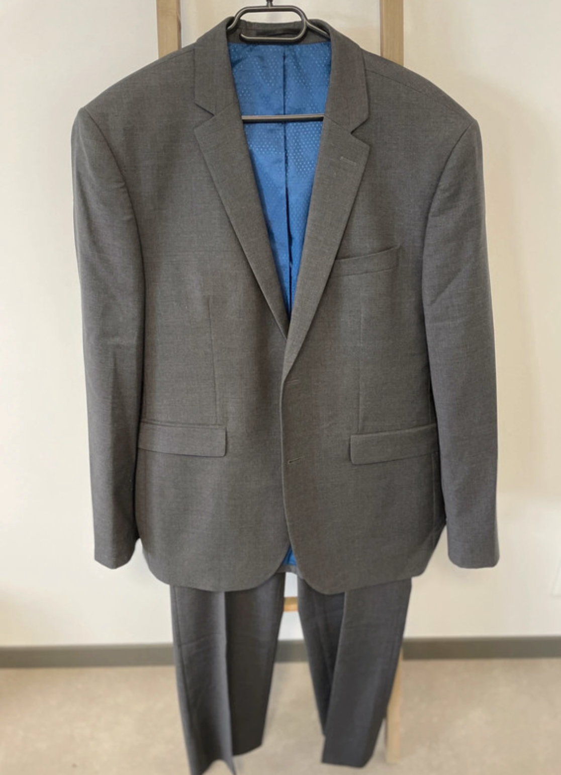 Costume 2 pièces, gris, Campbridge, 54/46