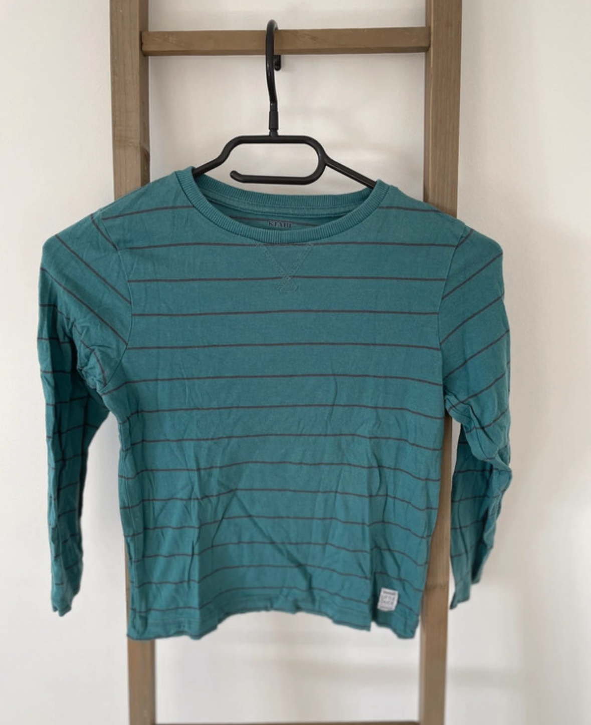 Tshirt bleu rayé, Kiabi, 8 ans