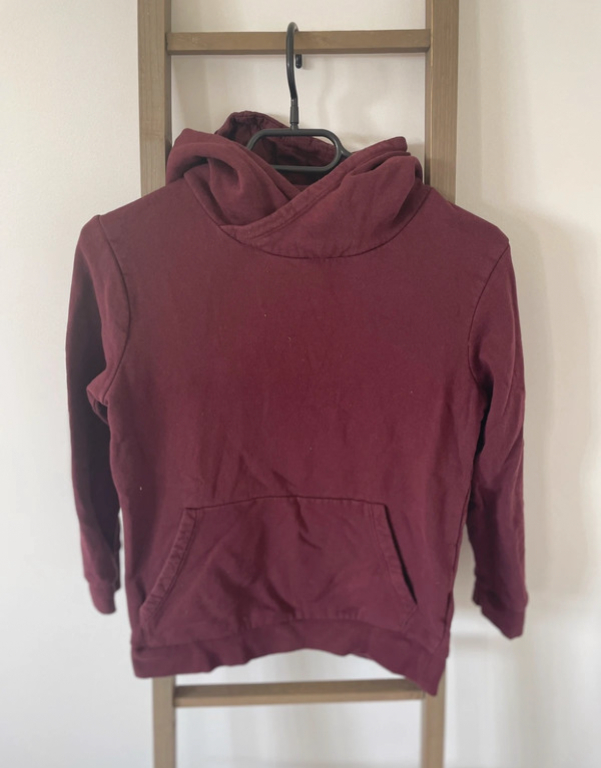 Pull à capuche bordeaux, Kiabi, 12 ans
