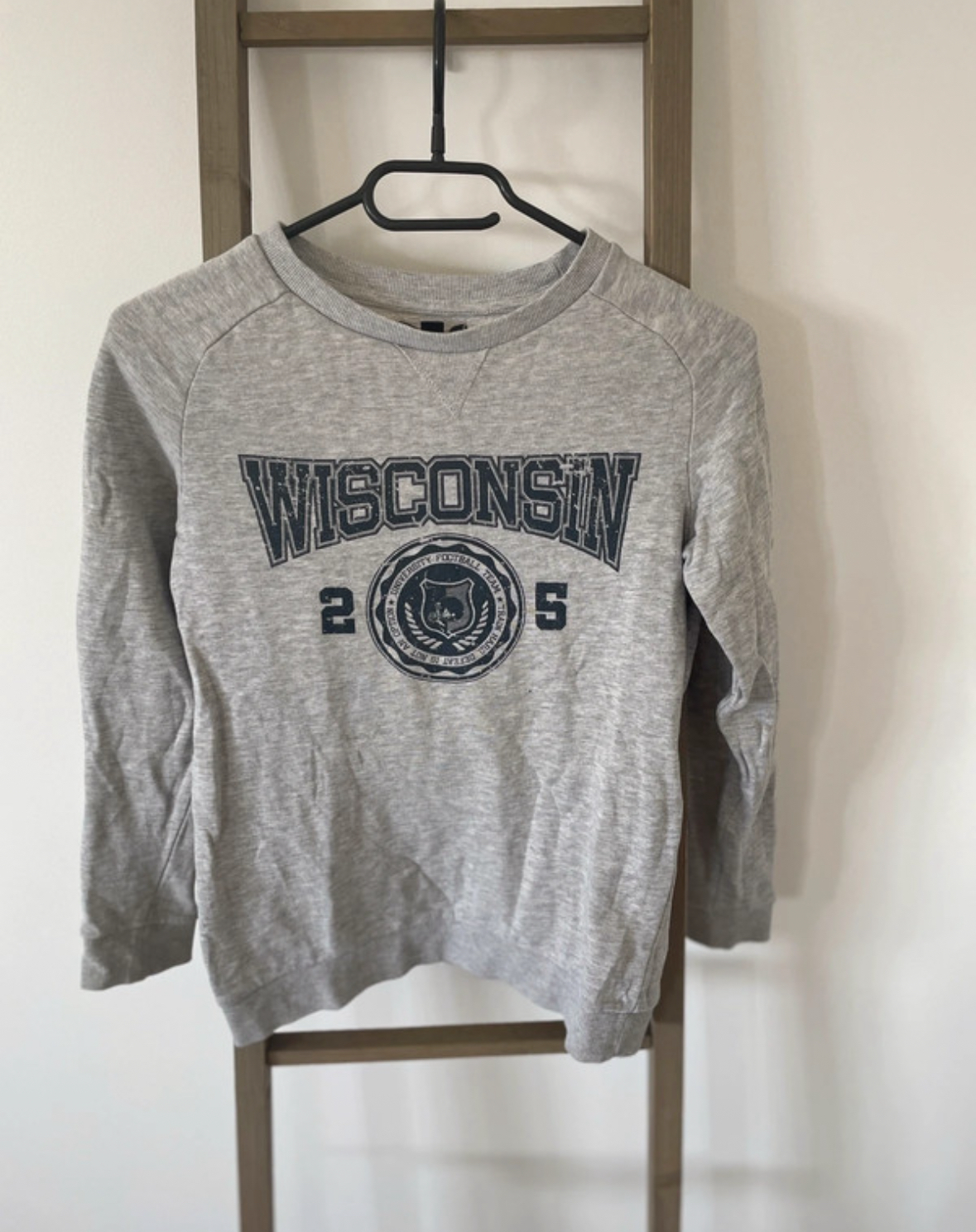 Pull gris, Kiabi, 12 ans