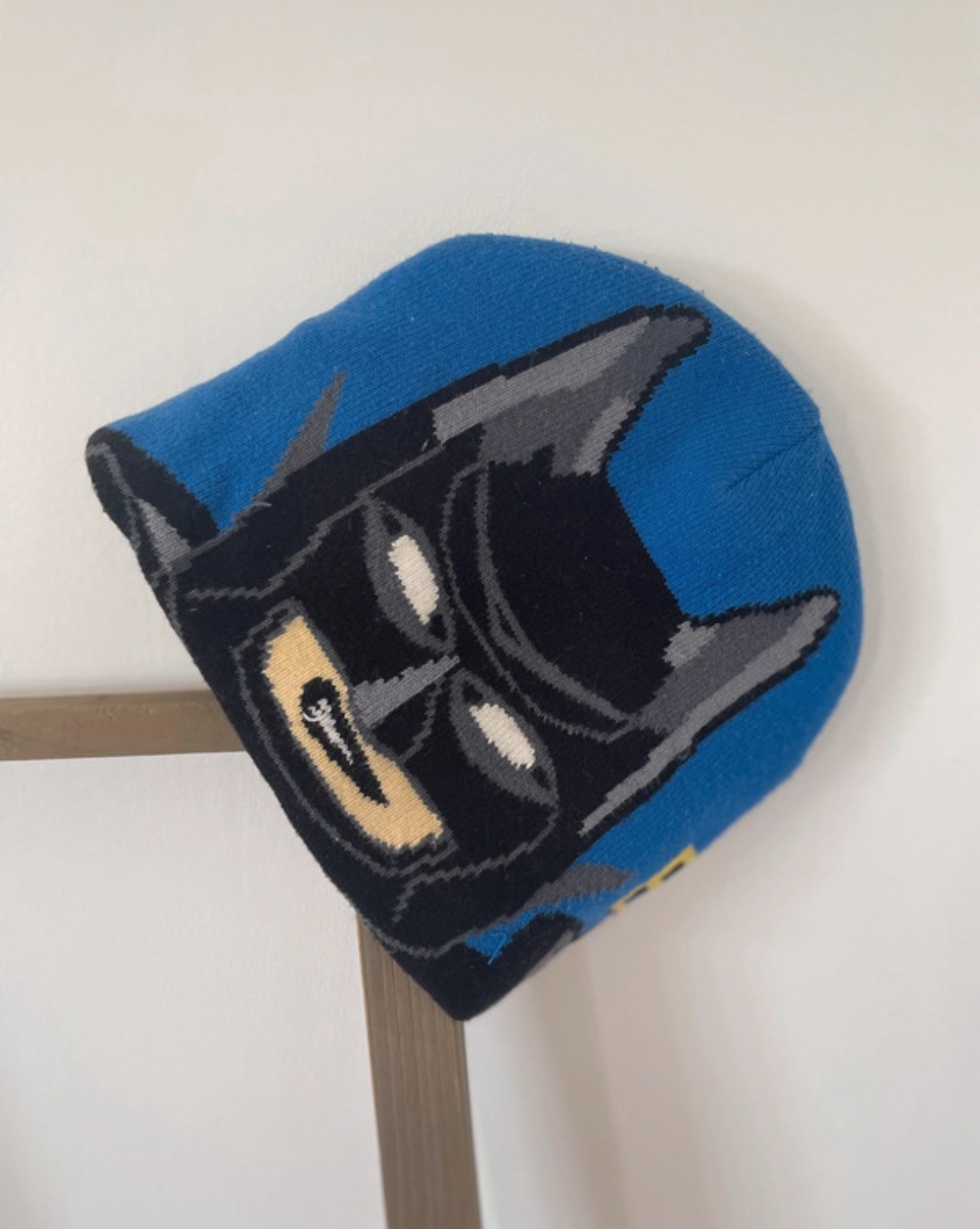 Bonnet bleu batman, H&M, 4/8 ans