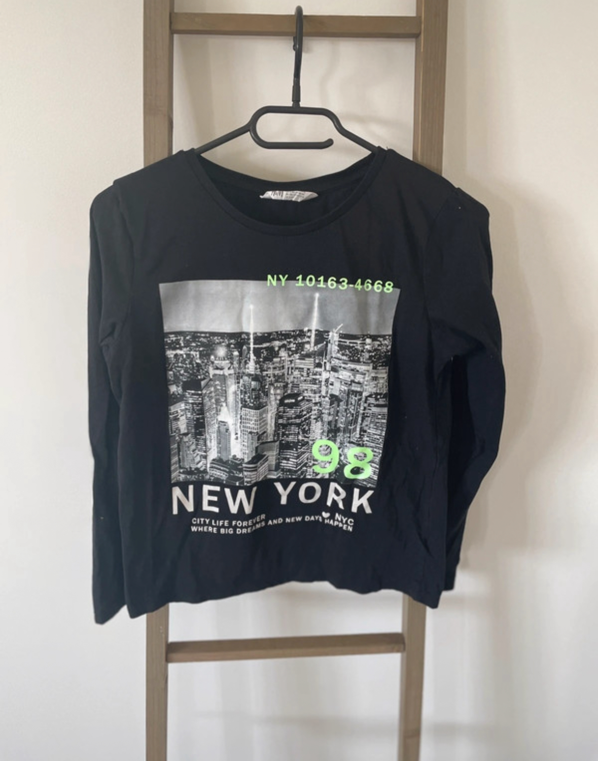 Tshirt noir, H&M, 12/14 ans
