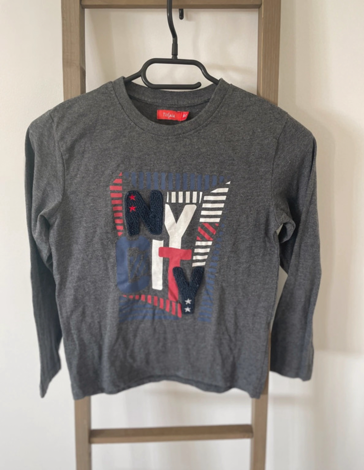Tshirt gris anthracite, Tissaia, 10 ans