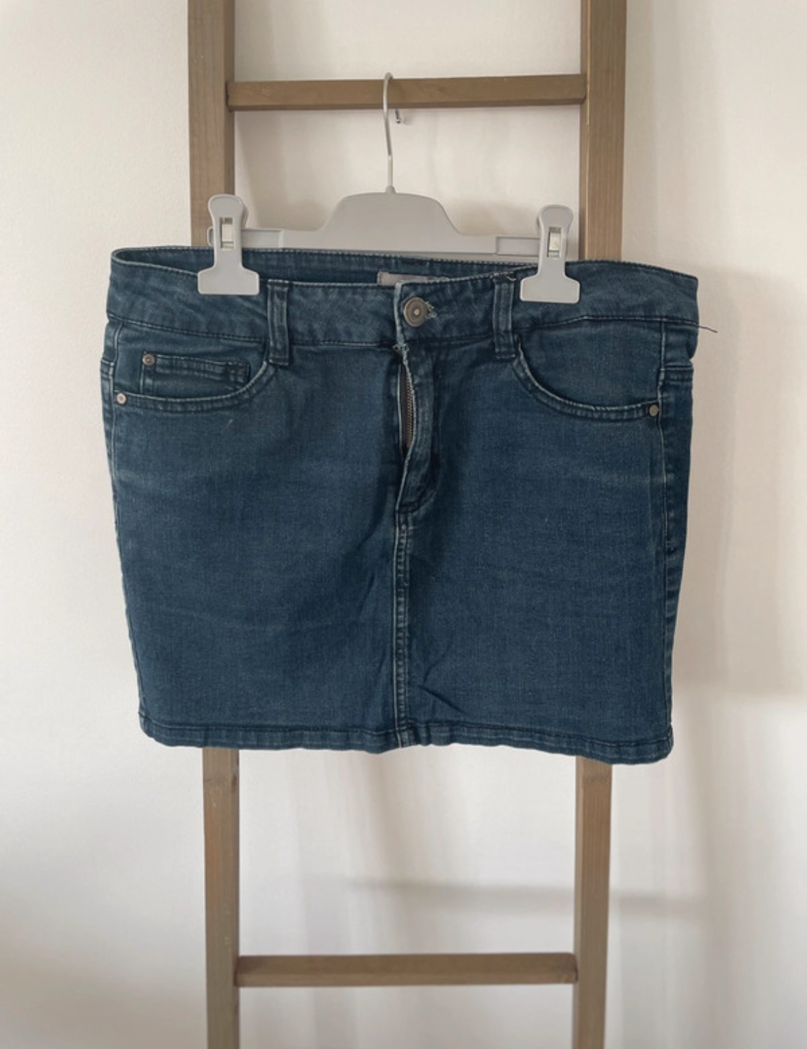 Jupe en jean bleu marine, 3 Suisses, 40