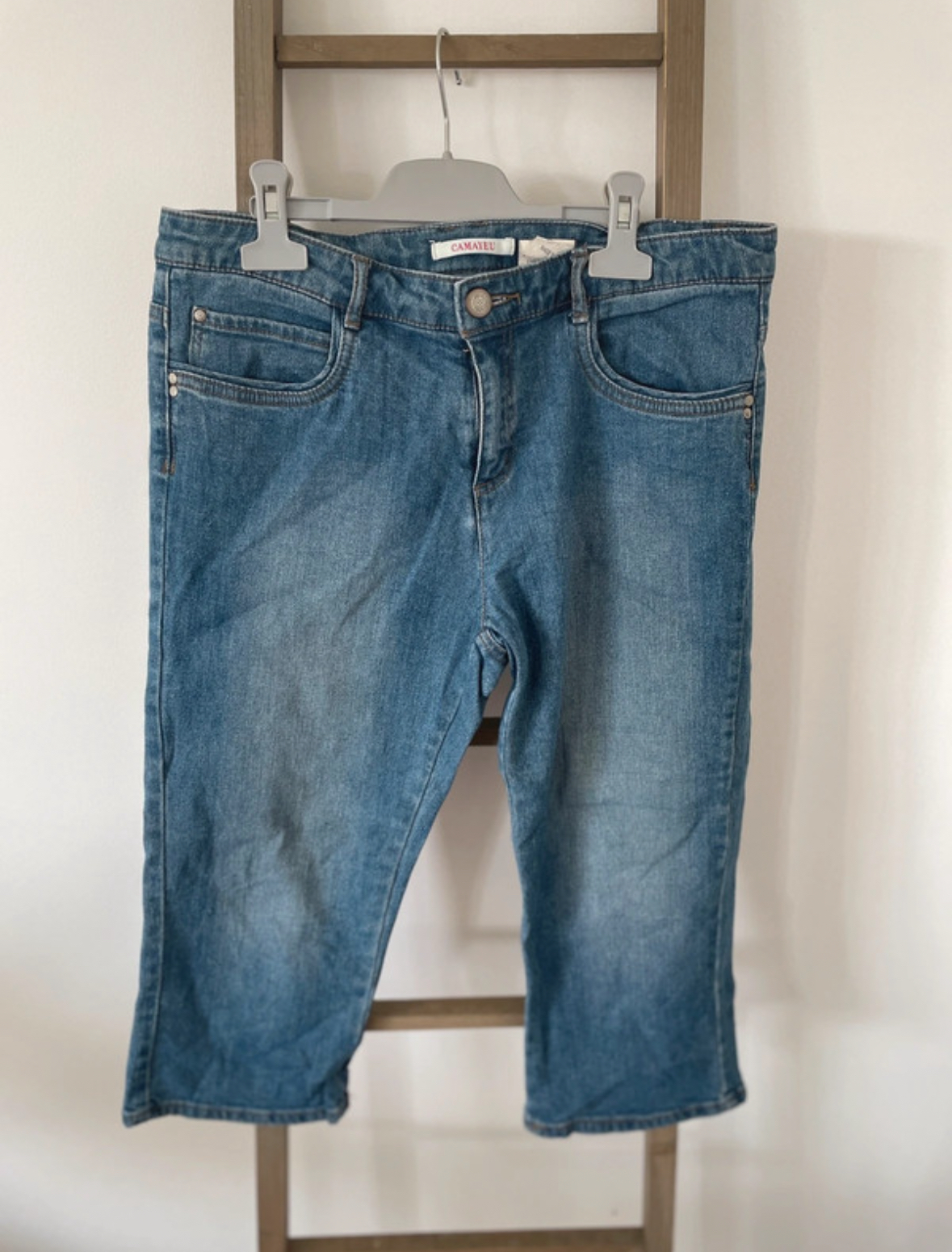 Pantacourt en jean, Camaieu, 42