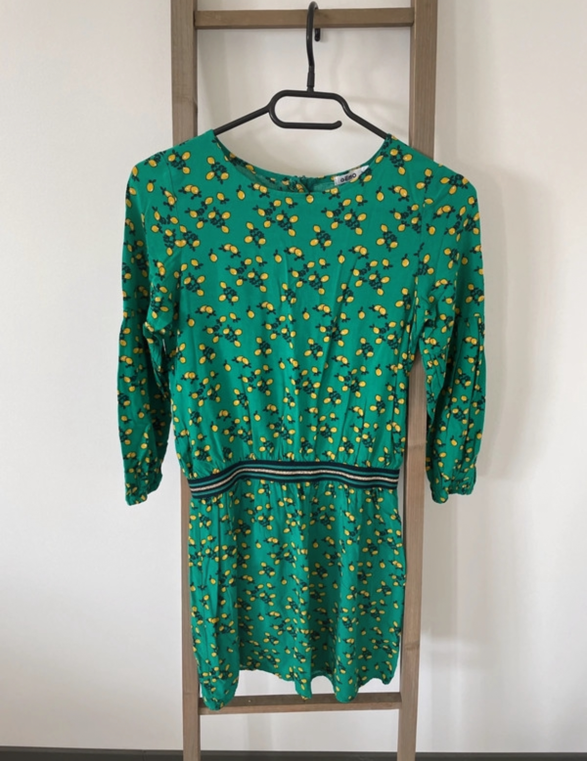 Robe vert et jaune, Gemo, 12 ans