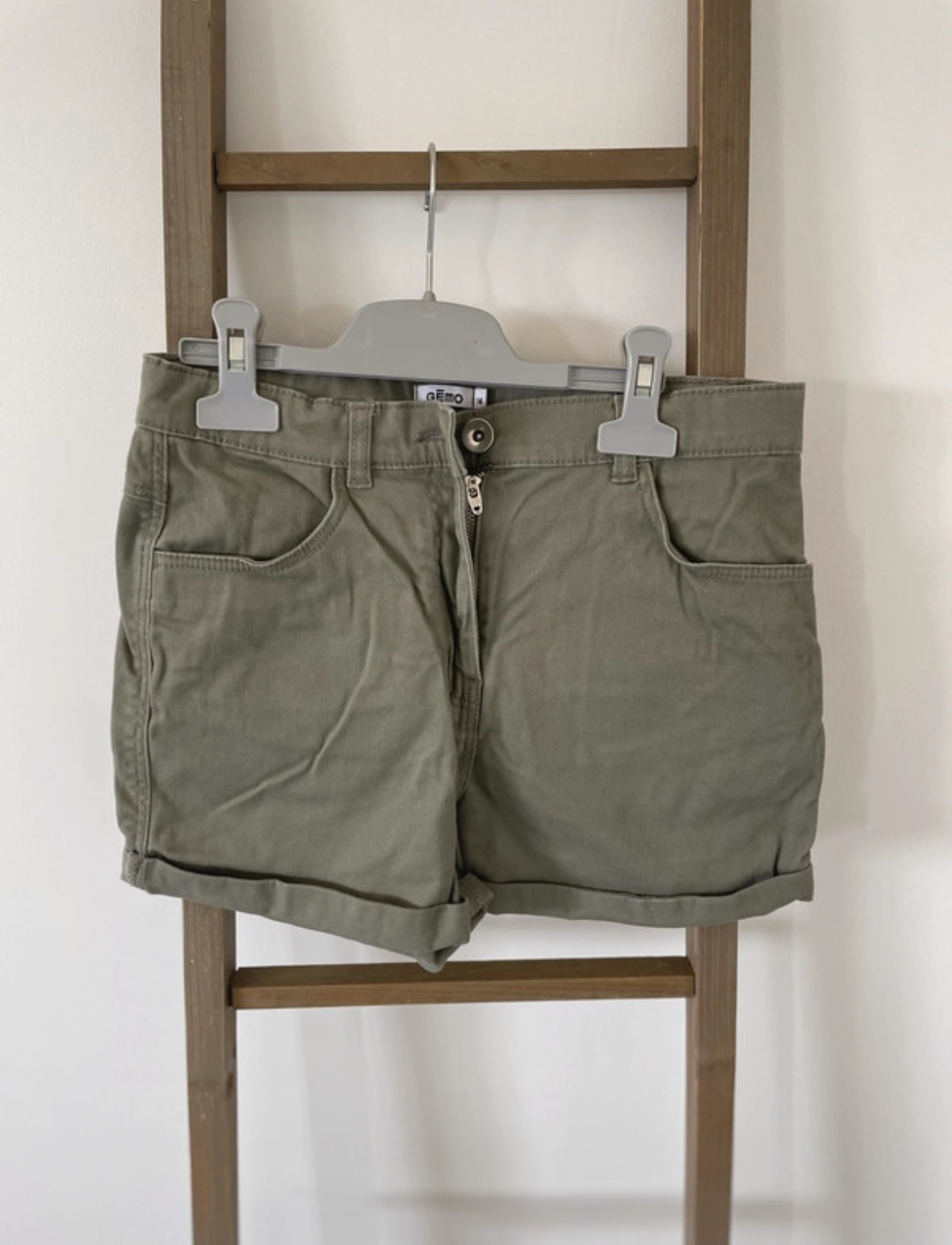Short kaki, Gémo, 14 ans