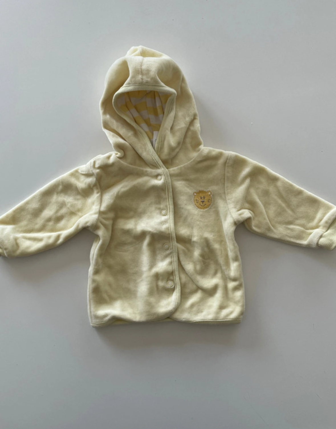 Gilet jaune, C&A, 3/6 mois