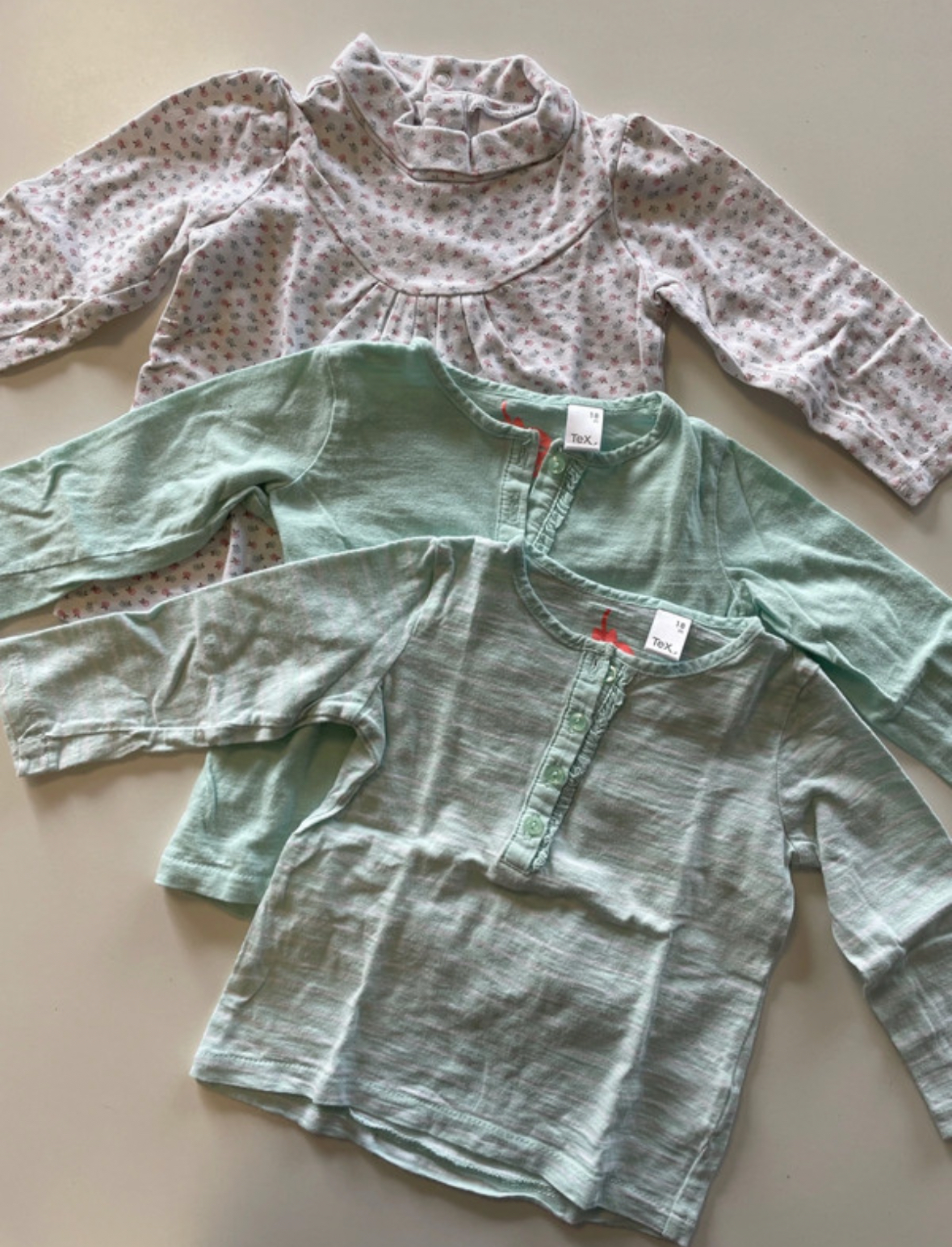 Lot de Tshirts manches longues, Tex, 18 mois