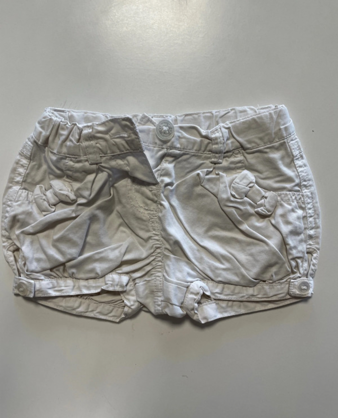 Short blanc, Tape à l\'oeil, 12 mois