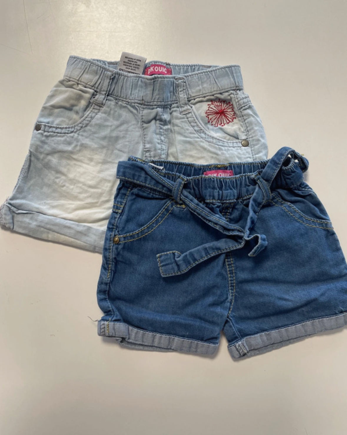 Lot de 2 shorts en jean, Pick Ouic, 18 mois