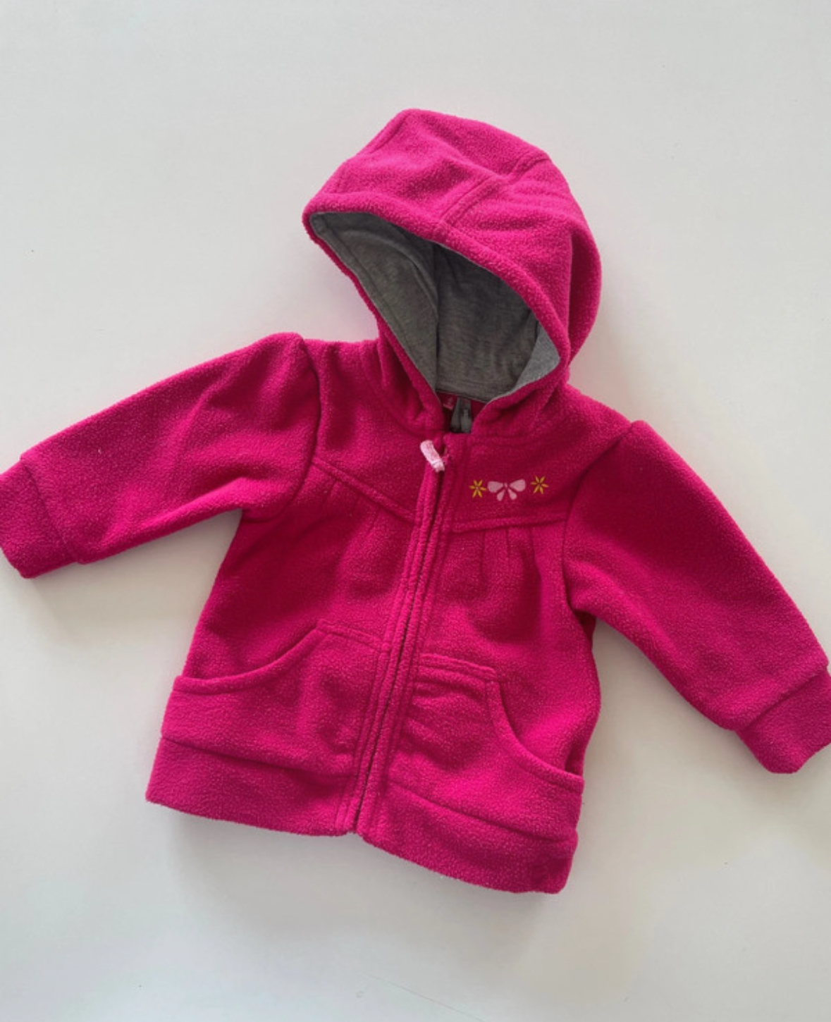 Gilet en polaire rose, Orchestra, 9 mois