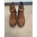 SARN38 BOTTINES EN CUIR MARRON