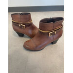 SARN38 BOTTINES EN CUIR MARRON 2