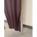 TGRA53 ROBE ASSYMETRIQUE MARRON COTE