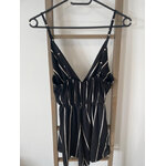 MBLA86 COMBISHORT NOIRE RAYEE 36 DOS