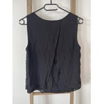 MBLA97 TOP NOIR SANS MANCHE EN MOUSSELINE PIMKIE 36 DOS