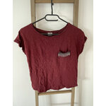 MBLA101 TSHIRT BORDEAUX AVEC PERLES PIMKIE 36
