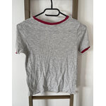MBLA107 TSHIRT GRIS ET BORDEAUX TETE DE MORT JENNYFER XS (2)