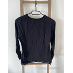 MBLA117 TSHIRT NOIR MANCHES LONGUES BKARO S DOS