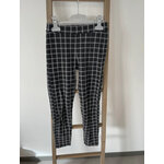 MBLA139 PANTALON A CARREAUX NOIR ET BLANC ZARA