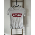 MBLA151 TSHIRT BLANC ET ROUGE LEVIS