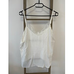 SDET115 CARACO BLANC AVEC DENTELLE SHEIN XL