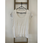 SDET123 TSHIRT BLANC COL ROND KIABI 46 48