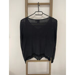 VMAR04 GILET NOIR BI MATIERE MISS CAPTAIN T1 DOS