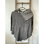 MCAL56 PONCHO GRIS GRAND COL TU
