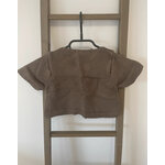 MCAL67 GILET TRICOTE MARRON VERTBAUDET DOS