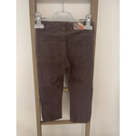 MCAL89 PANTALON MARRON RAYE ALPHABET 4 ANS DOS