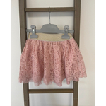 MCAL136 JUPE EN DENTELLE ROSE TISSAIA 4 ANS