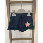 MCAL137 SHORT BLEU MARINE REINE DES NEIGES DISNEY 5 ANS