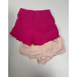 MCAL138 LOT DE 2 SHORTS ROSES 5 ANS DOS