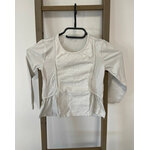 MCAL176 TOP BLANC BRODERIE 6 ANS