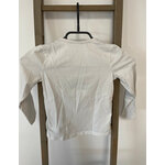MCAL176 TOP BLANC BRODERIE 6 ANS DOS