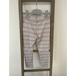 MCAL148 LEGGING GRIS ET ROSE LISA ROSE 5 ANS DOS
