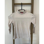MCAL202 SOUS PULL COL MONTANT AVEC STRASS HAPPY STAR 6 ANS