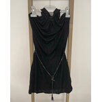 MPOI224 ROBE NOIRE BRILLANTE TOUR DE COU 40