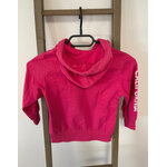 MCAL205 GILET ROSE A CAPUCHE MISS IMAGE 6 ANS DOS