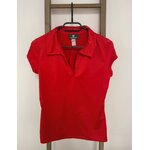 MCAL215 TSHIRT ROUGE AVEC COL DECATHLON M