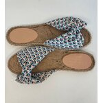 EVIC02 MULES COLOREES SEMELLE EN CORDE 36 COTE