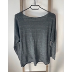 AFER15 PULL FIN GRIS A PAILLETTES 44 DOS