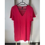 AFER19 ROBE ROSE A FLEURS VERO MODA XS