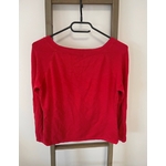 CDAV135 PULL ROUGE COL V TEX 42 44 DOS