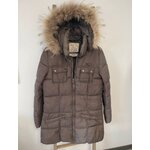 CDAV139 MANTEAU MARRON MI LONG KAPORAL M