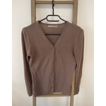 CDAV153 CARDIGAN MARRON GALERIES LAFAYETTE T1